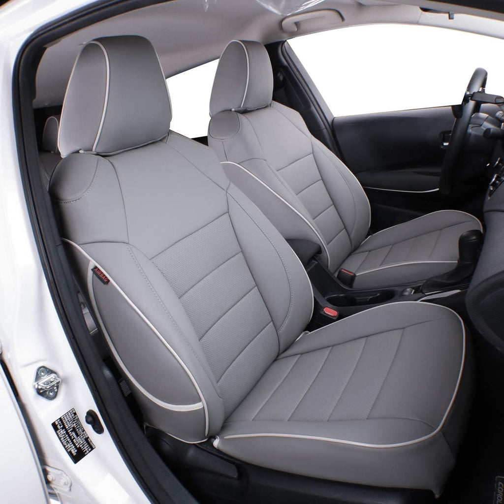 Black Leatherette Car Seat Covers for Toyota Corolla Y6315