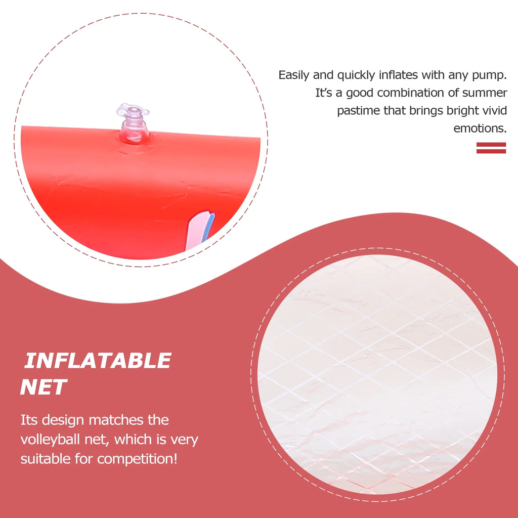 Inflatable Pool Volleyball Game Set with Volleyballs O524733