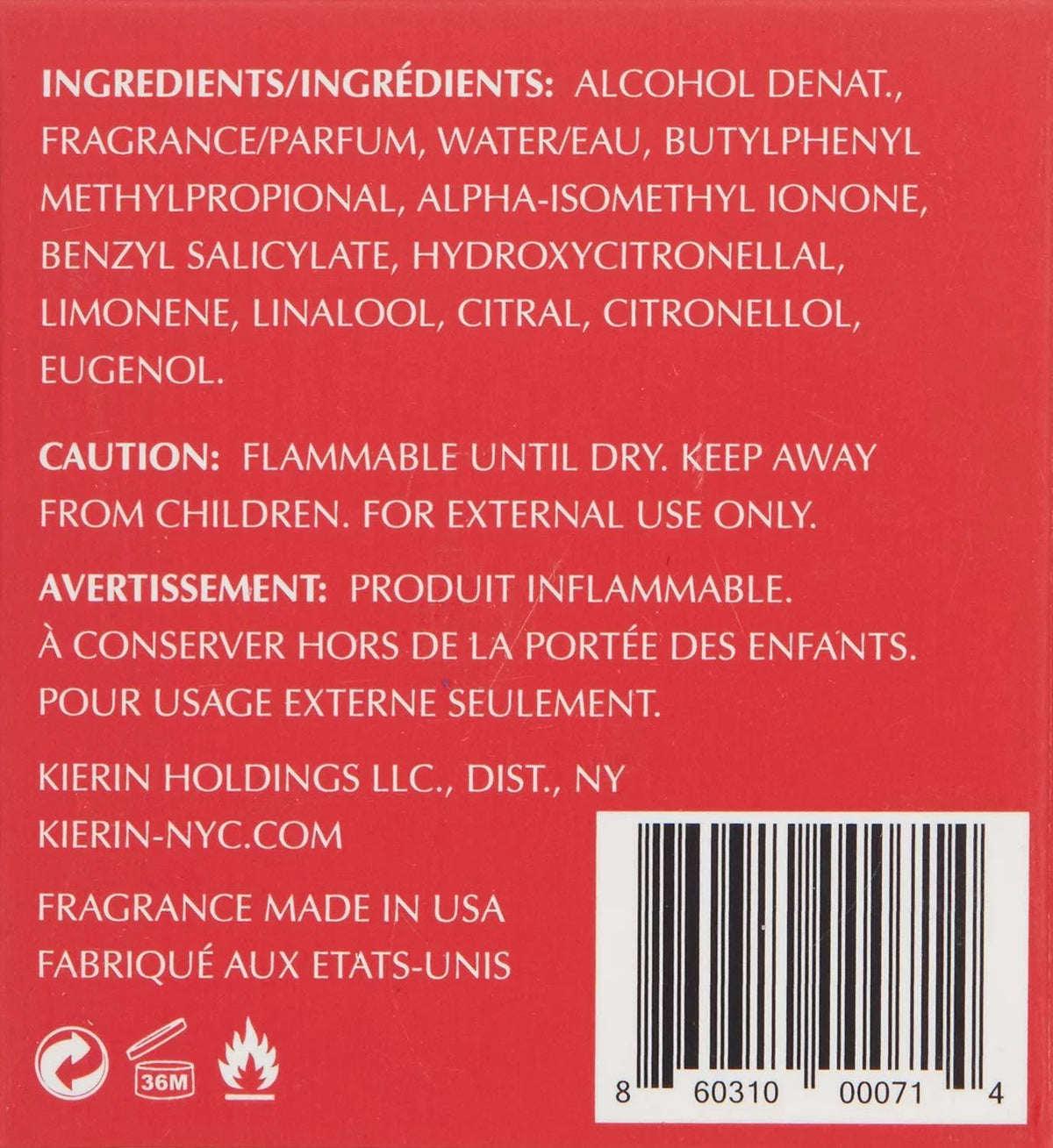 Eau de Parfum Spray 1.7 fl.oz / 50ml X183