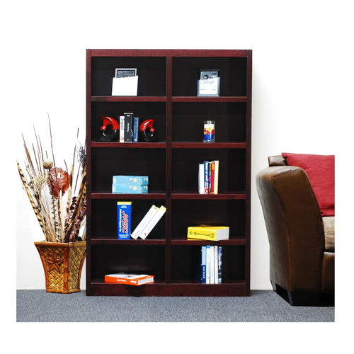 10 Shelf Espresso Wood Bookcase O4760