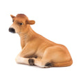 Jersey Calf Lying Down Animal Figure A23013