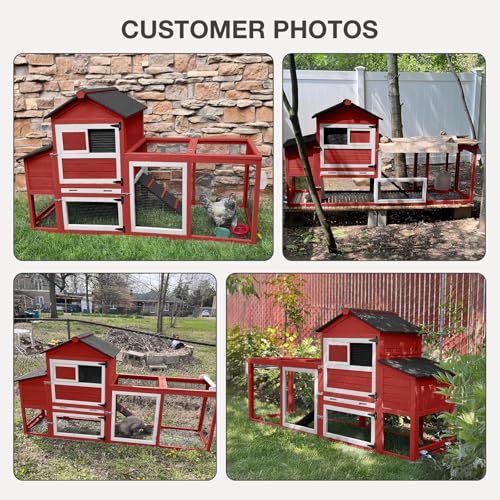 Grey Poultry Cage with Wheels, Nesting Box, Tray, and Roof O5961