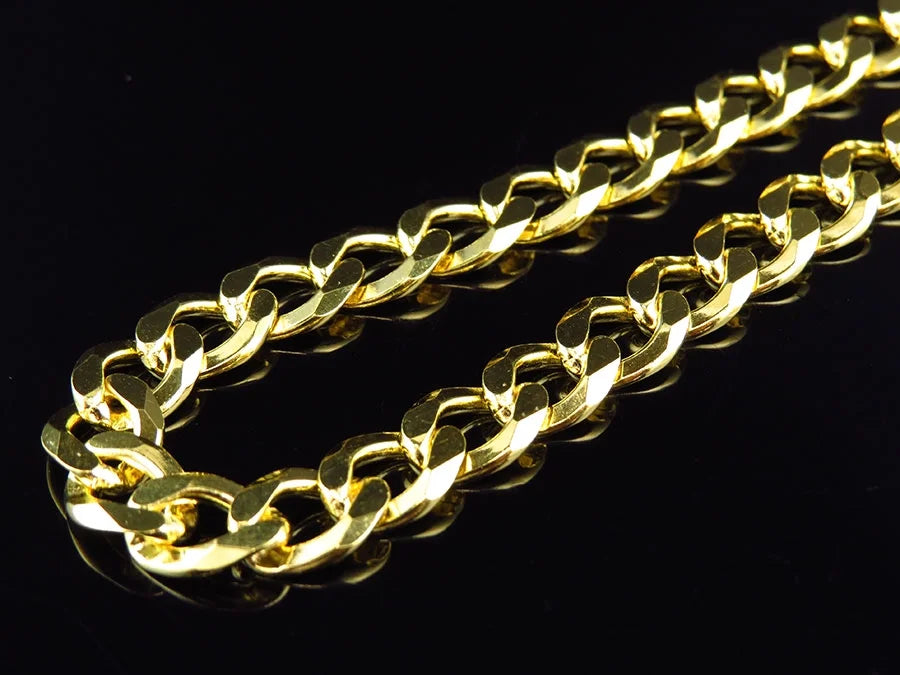 18"-28" Sterling Silver Miami Cuban Link Chain Necklace F944252