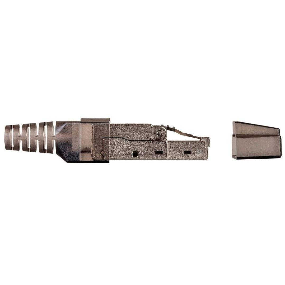 Cat7 Cat6a RJ-45 Shielded Modular Plug 10 Pack X45685