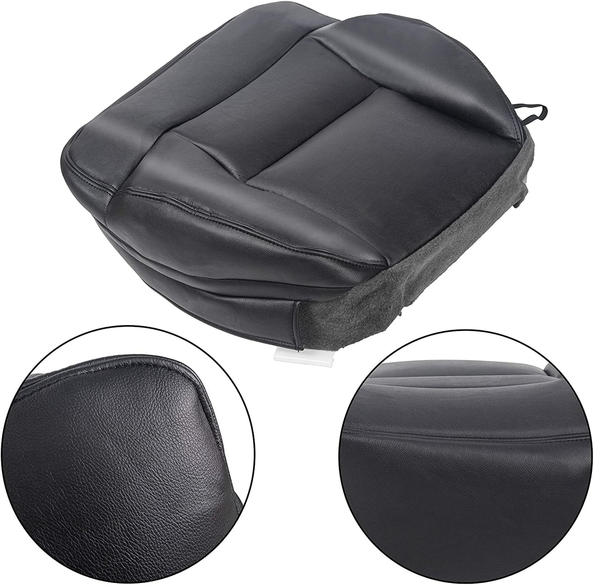 Black Cloth Seat Cover Pack of 2 W2526