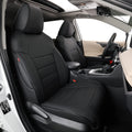 Black Leatherette Car Seat Covers for Toyota Corolla Y6315