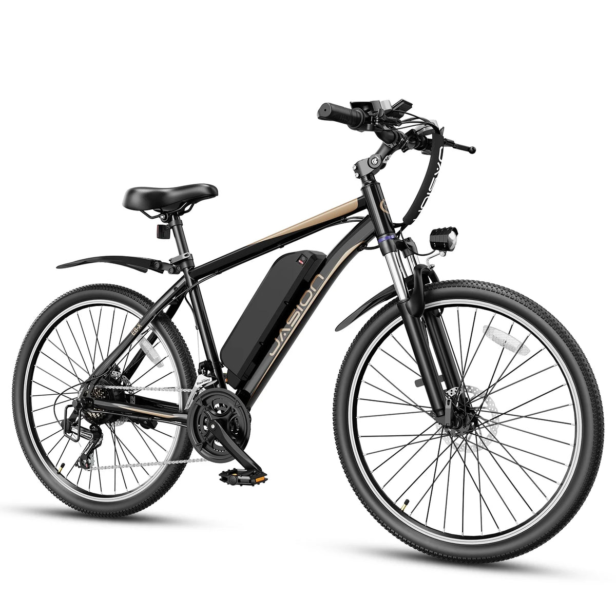 26 Electric Bike with 500W Motor, 36V 12.5Ah Battery, 21 Speed N592