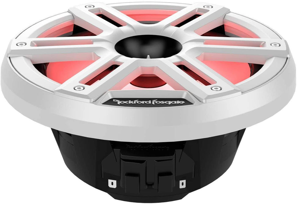 White Marine Speakers with Horn Tweeter Q87455