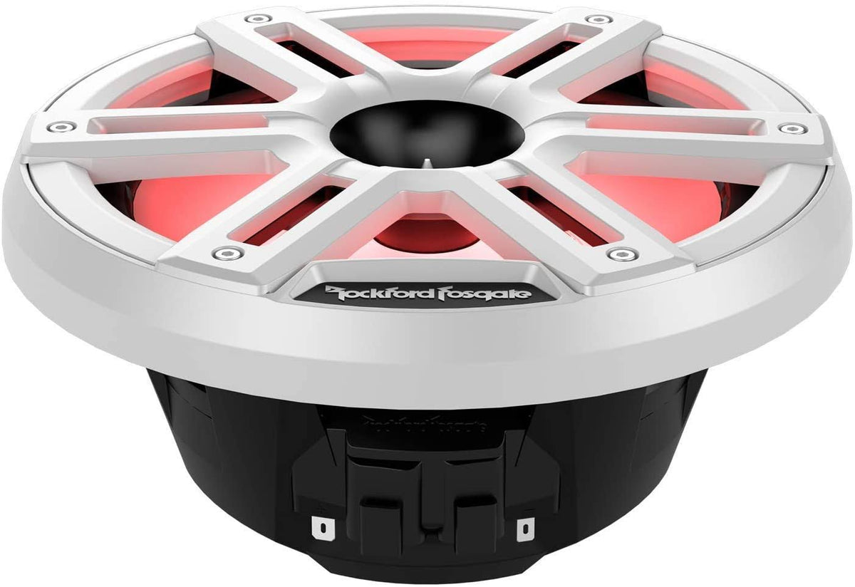 White Marine Speakers with Horn Tweeter Q87455