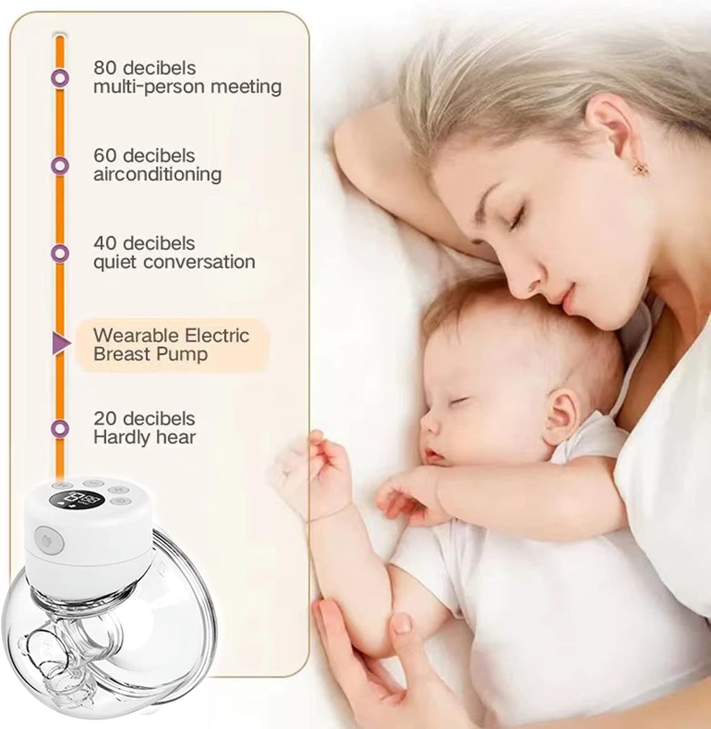 Wearable Electric Breast Pump with 24mm Flange, Pack of 2 U903724