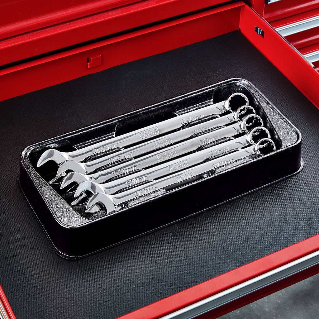 Metric Combination Wrench Set, 5 Piece W2508