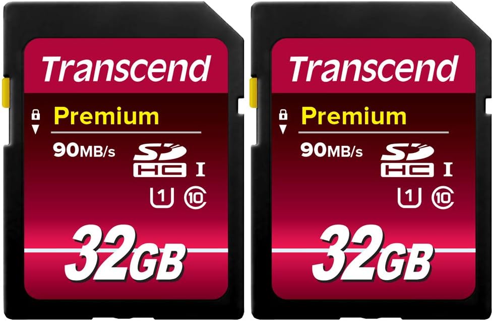 32GB SecureDigital SDHC UHS-1 Class 10 Memory Card (2-Pack) X212