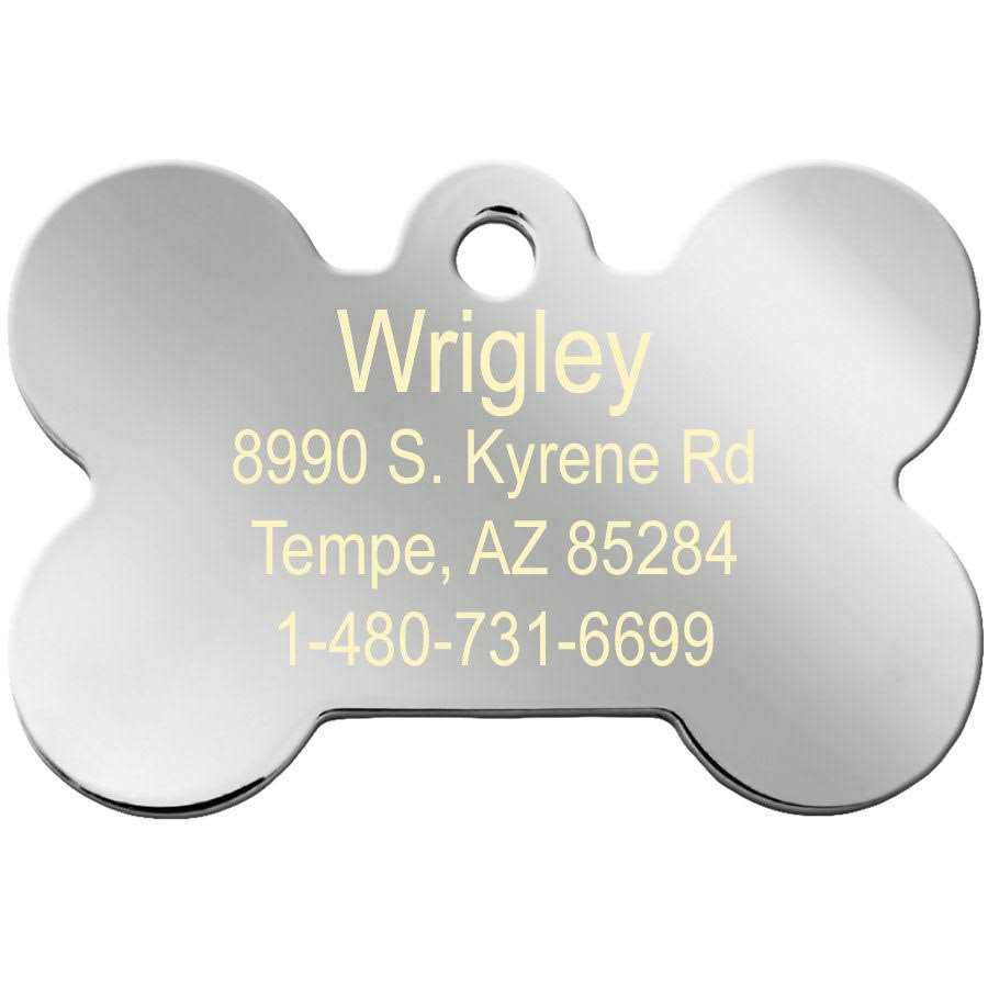 Dog Tag with Crown and Crystals J59350