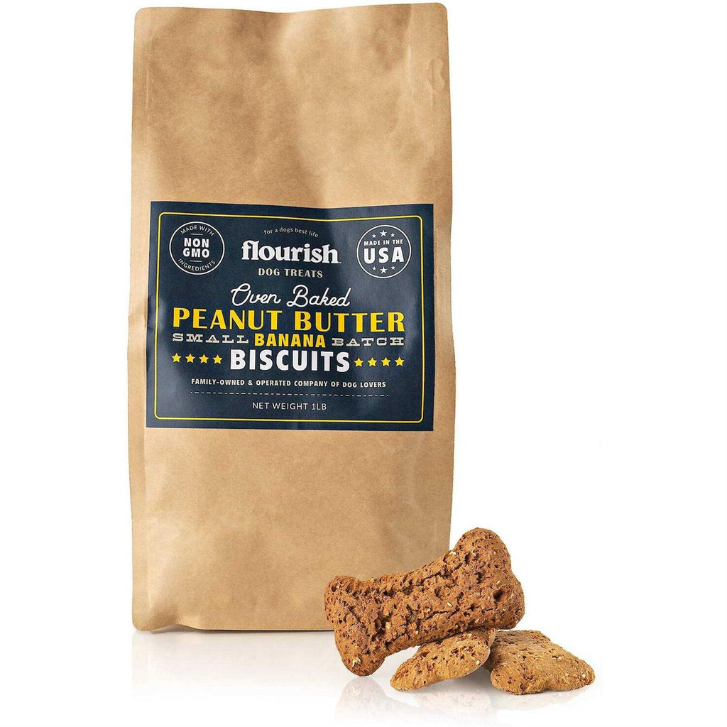 Peanut Butter Banana Biscuit Dog Treats B6304