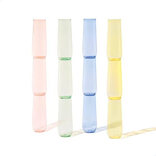9oz Crystal Clear Plastic Champagne Glasses, 12 Count T4240