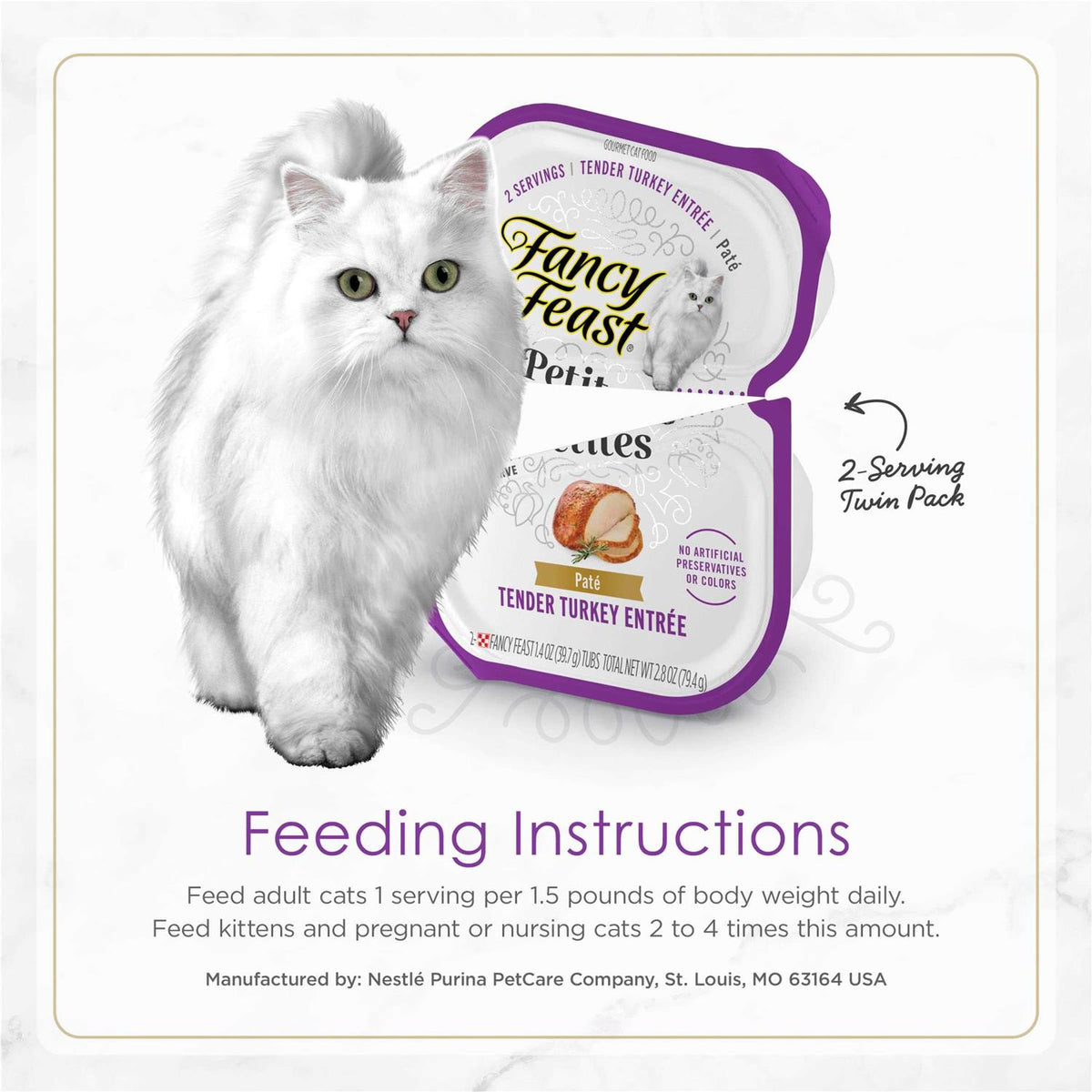 Tender Turkey Pate Wet Cat Food U364032