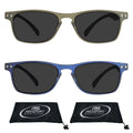 Black & Blue 2 Pack Reading Sunglasses D707