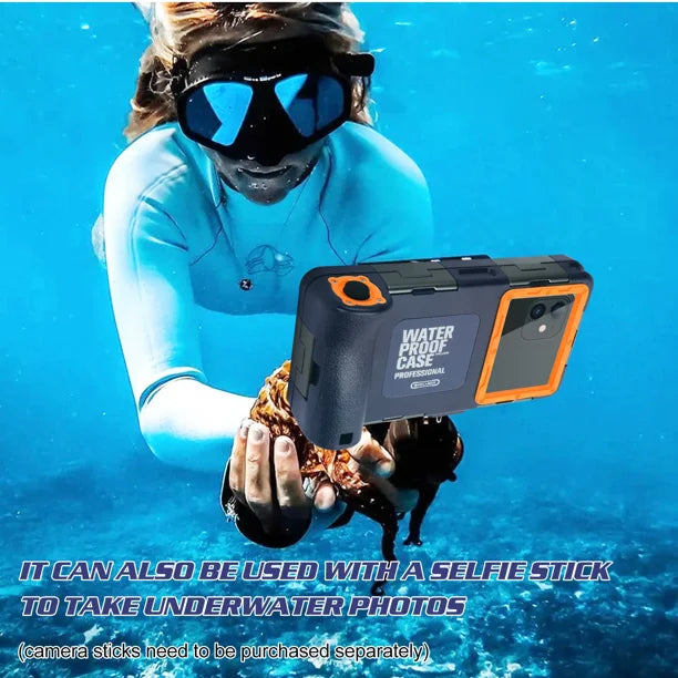 Waterproof Protective Case for Phones Up to 6.9 Inch with Lanyard K4590