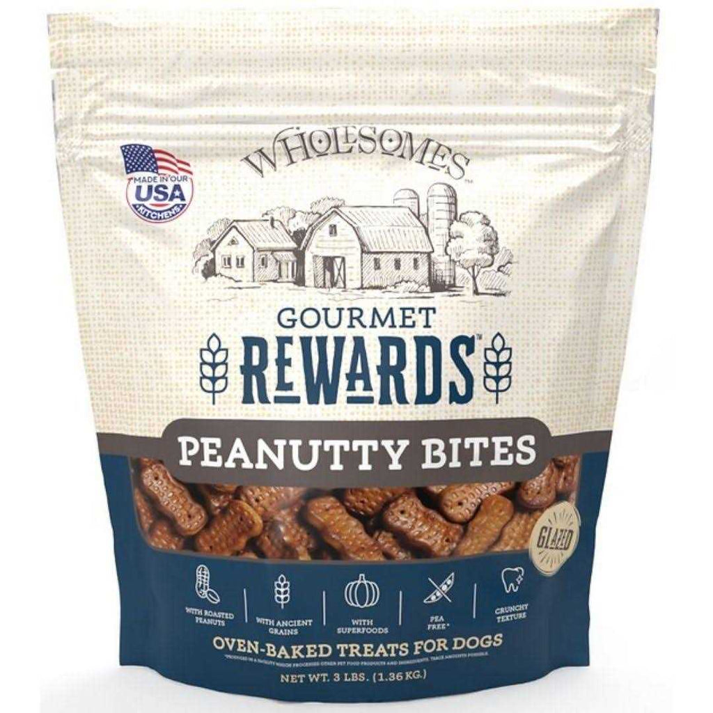 Peanutty Bites Dog Treats 20 lb O5301