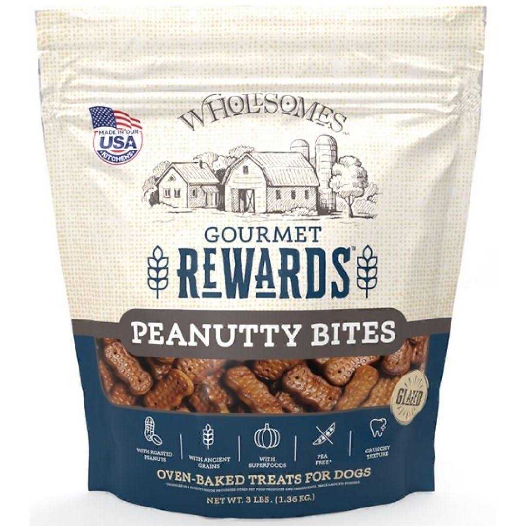 Peanutty Bites Dog Treats 20 lb O5301