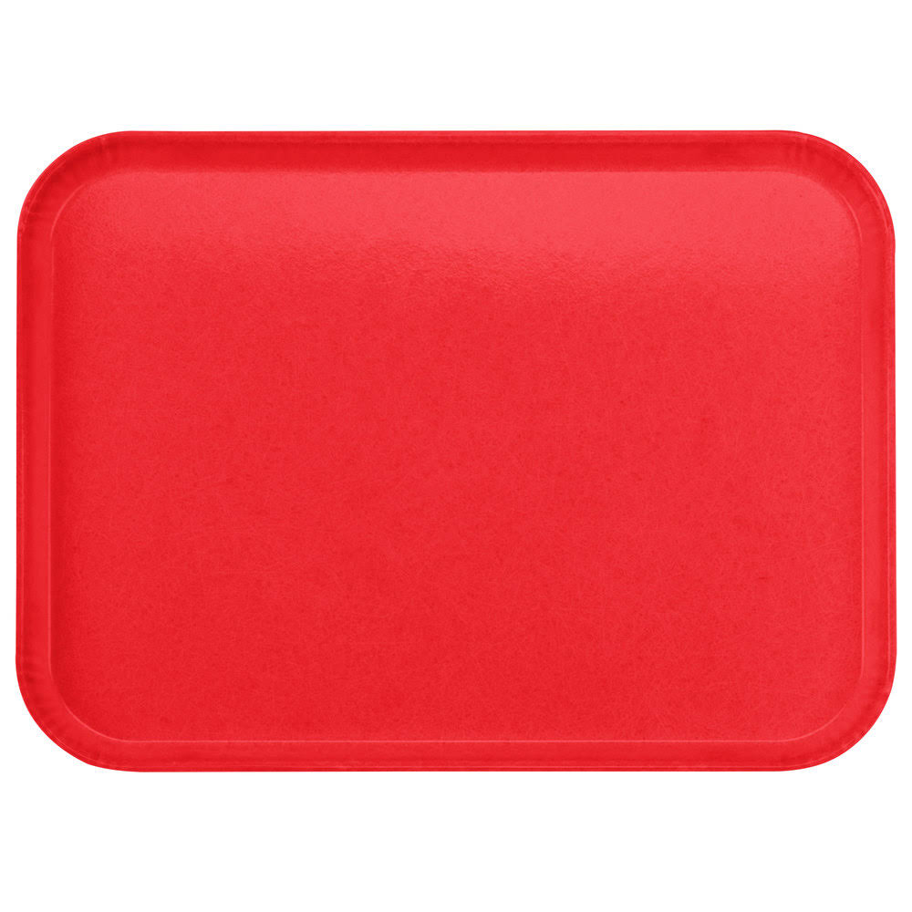 Red Fiberglass Tray - 6/Case Y660