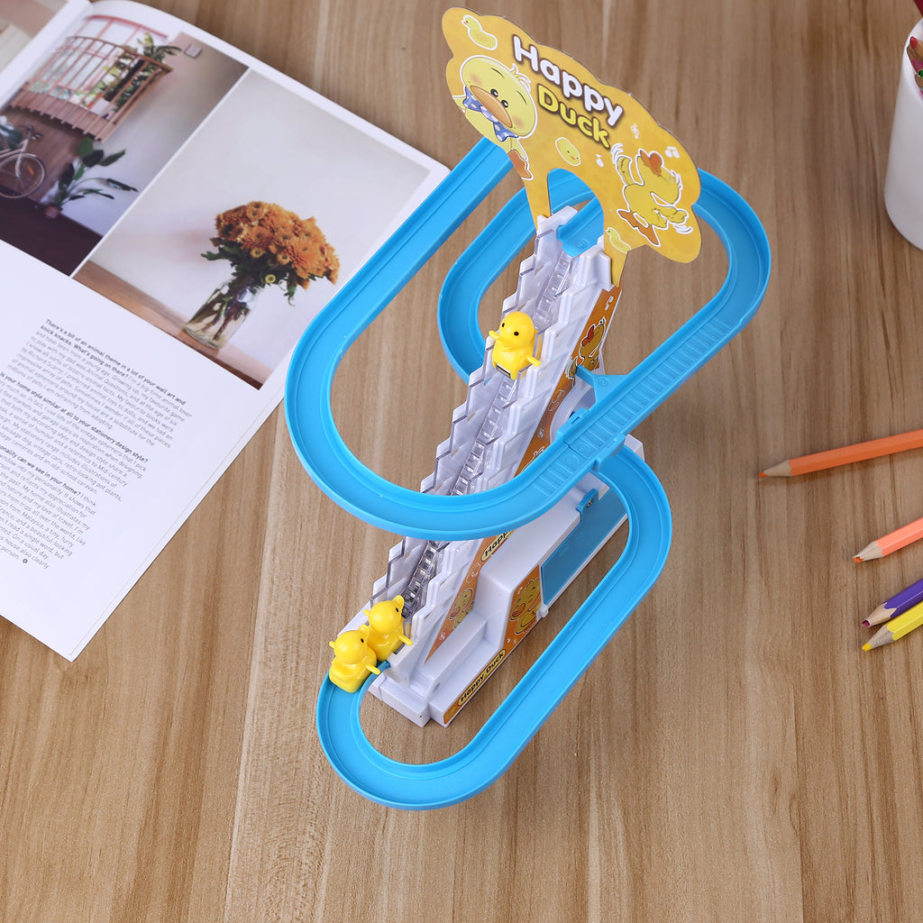 Duck Roller Coaster Toys 4 Pieces Educational Toys with Race Track N591148