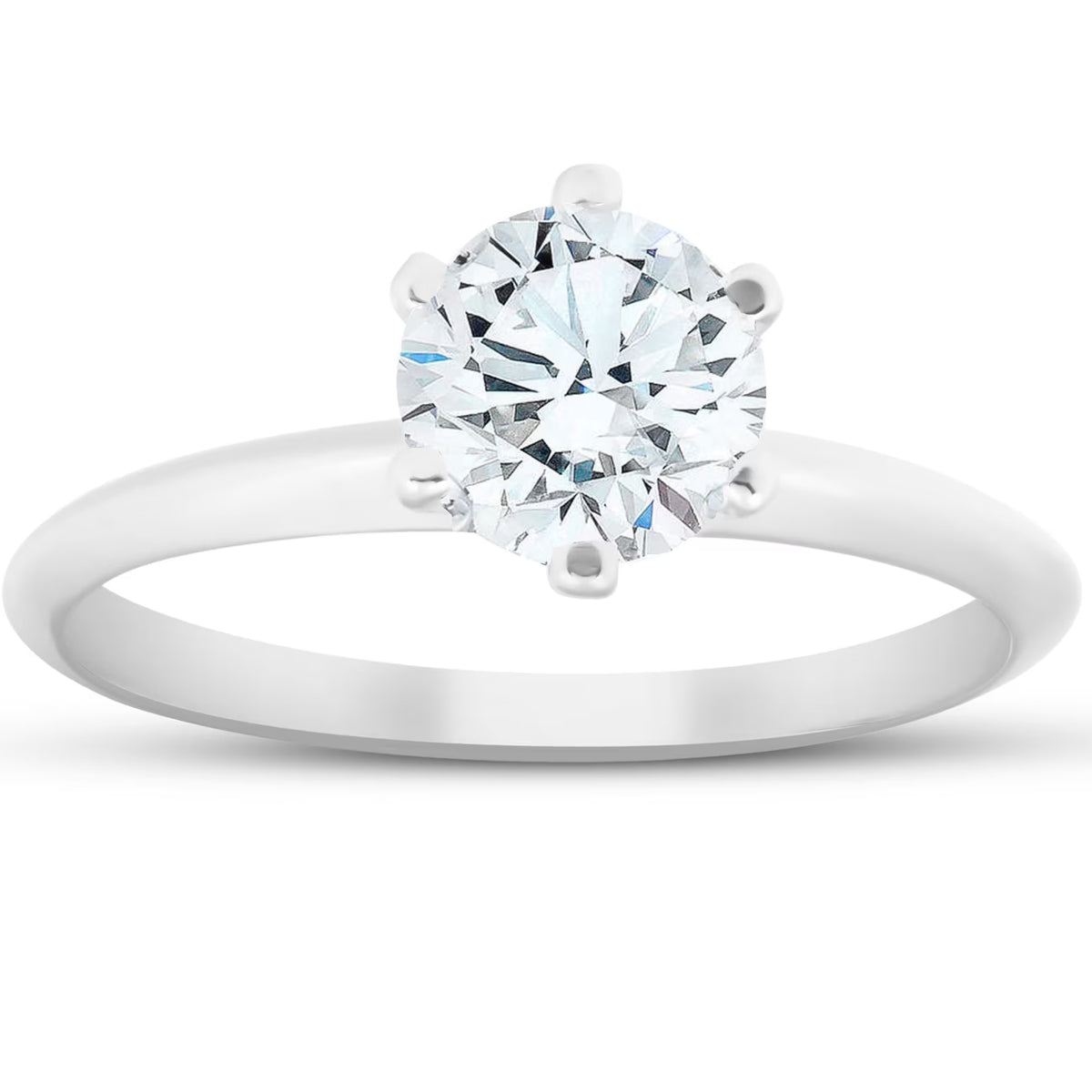 14K White Gold Diamond Engagement Ring Z95994