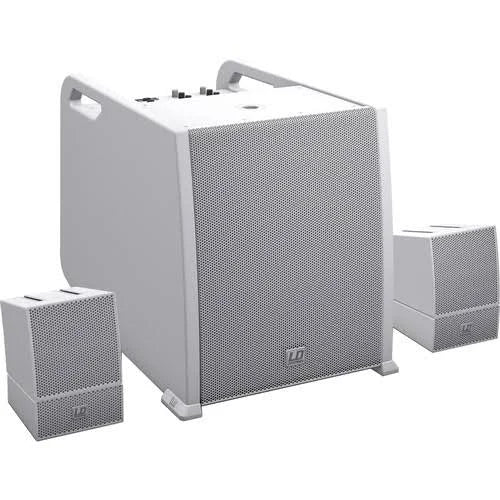 White Portable Array System with Speaker Cables U147530