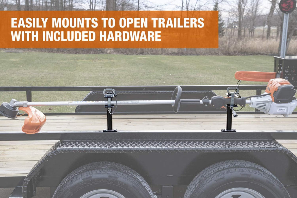 1 Channel Lockable Trimmer Rack, Black X803346