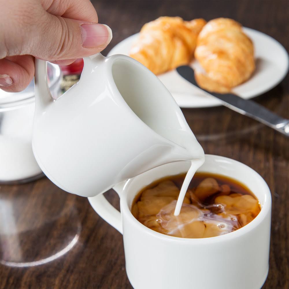 Pearl White Creamer 3oz Q382839